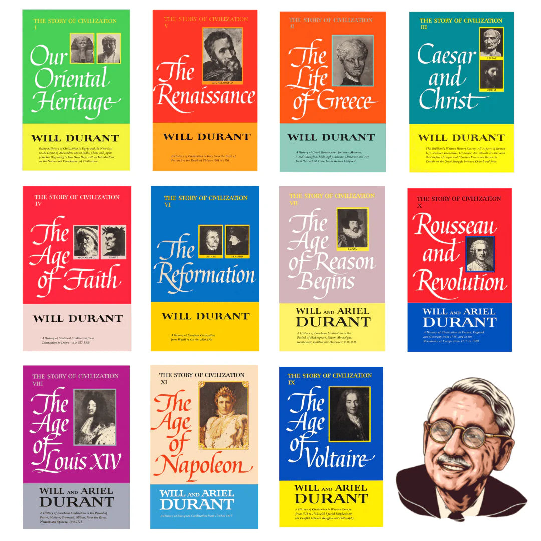 The Story of Civilization  | Volumes : Set in 11 | Will & Ariel Durant
