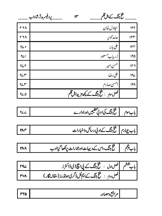 فتح جنگ کے اہل قلم | پروفیسر مدثر شاداب