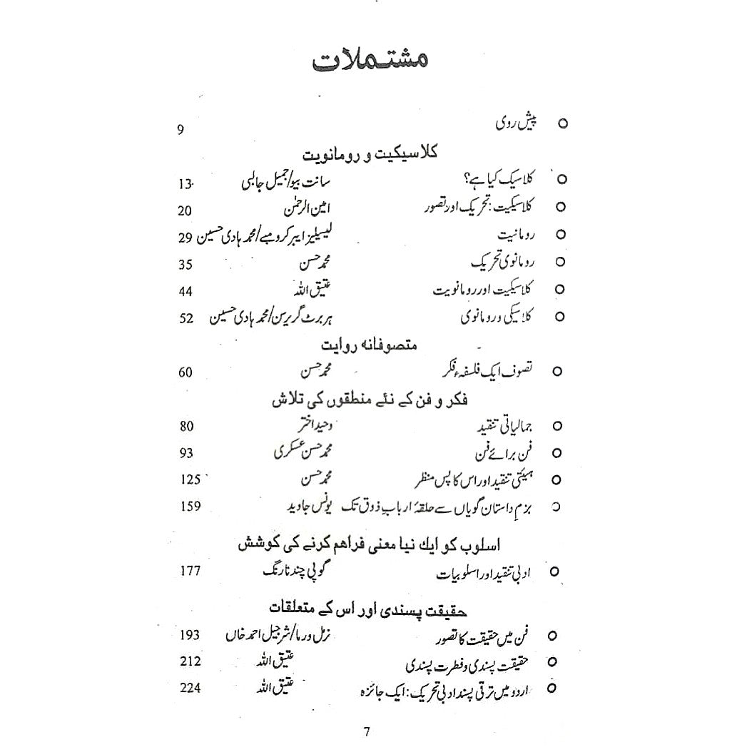 تنقیدکی جمالیات رجحانات و تحریکات | Tanqid Ki Jumaliyat Atiq Ullah