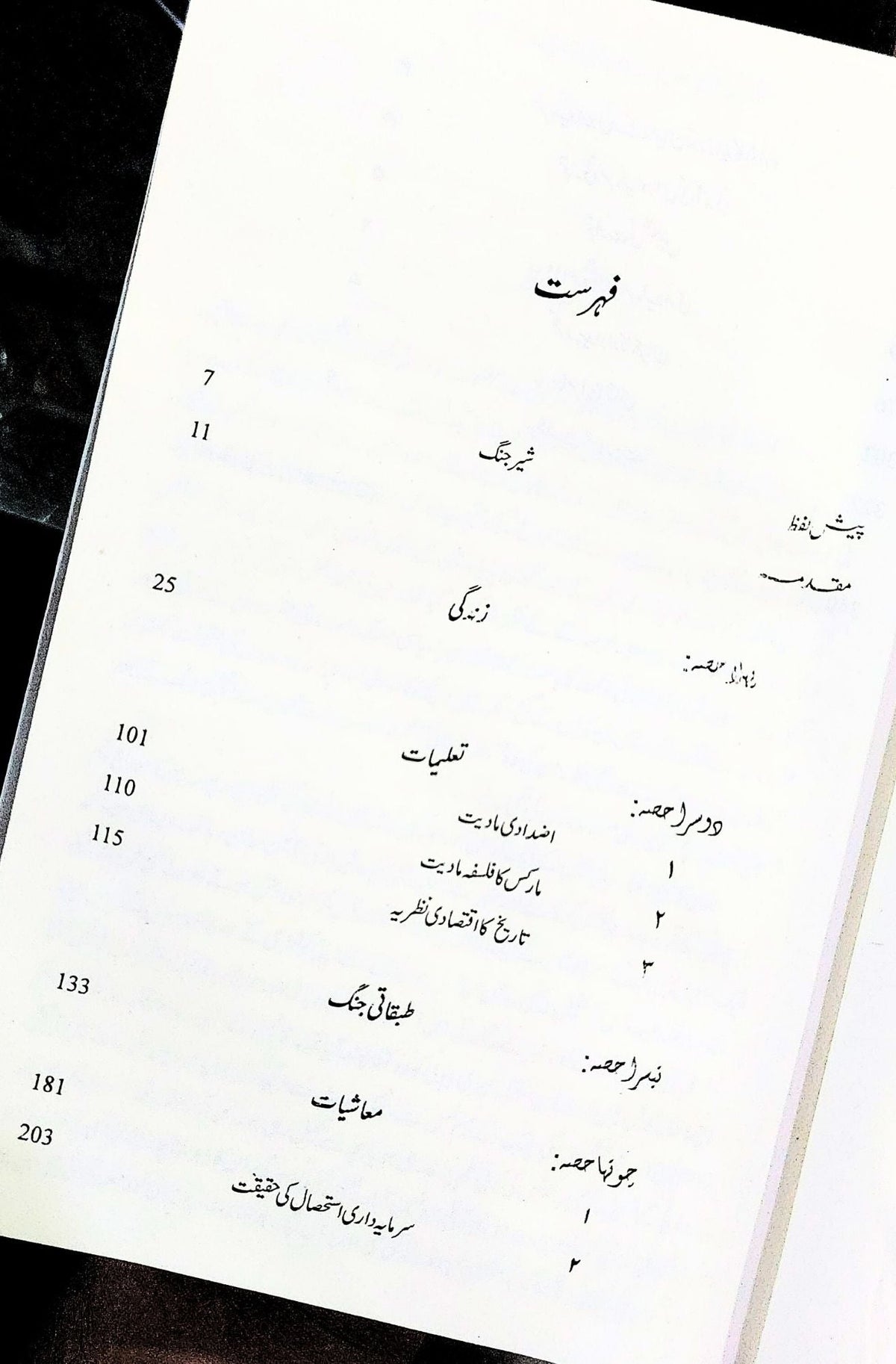 کارل مارکس اور اس کی تعلیمات | شیر جنگ